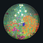 Gustav Klimt Flower Garden Magneet<br><div class="desc">Magnet met als schilderij van Gustav Klimt Flower Garden (1906). Een prachtige tuin van paarse,  rode,  witte,  blauwe en oranje bloemen. Een groot geschenk voor fans van Art Nouveau en Oostenrijkse kunst.</div>