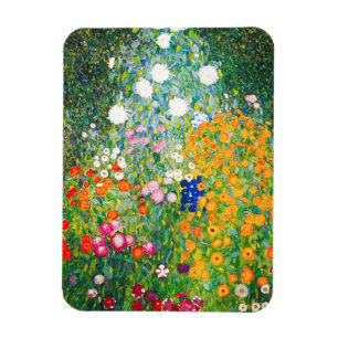 Gustav Klimt Flower Garden Magnet Magneet