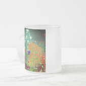 Gustav Klimt Flower Garden Matglas Koffiemok (Voorkant links)