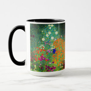 Gustav Klimt Flower Garden Mok