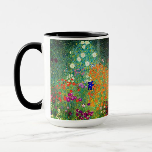 Gustav Klimt Flower Garden Mok (Links)
