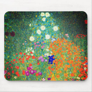 Gustav Klimt Flower Garden Muismat