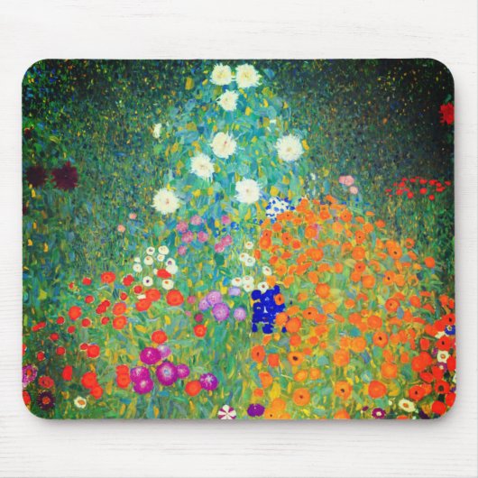 Gustav Klimt Flower Garden Muismat (Voorkant)