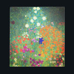 Gustav Klimt Flower Garden Notitieblok<br><div class="desc">Notitieblok met oliefilter van Gustav Klimt (1906). Een prachtige tuin van paarse,  rode,  witte,  blauwe en oranje bloemen. Een groot geschenk voor fans van Art Nouveau en Oostenrijkse kunst.</div>