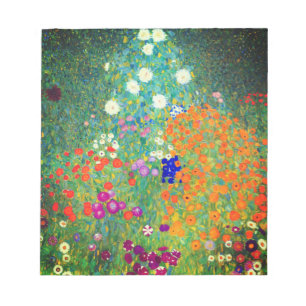 Gustav Klimt Flower Garden Notitieblok