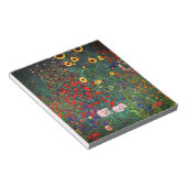 Gustav Klimt Flower Garden Notitieblok (Schuin)