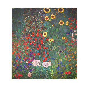 Gustav Klimt Flower Garden Notitieblok