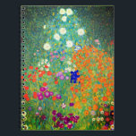 Gustav Klimt Flower Garden Notitieboek<br><div class="desc">Notitieboek met oliefilter van Gustav Klimt (1906). Een prachtige tuin van paarse,  rode,  witte,  blauwe en oranje bloemen. Een groot geschenk voor fans van Art Nouveau en Oostenrijkse kunst.</div>