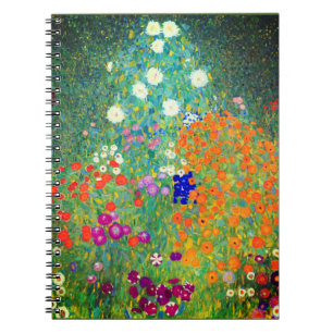 Gustav Klimt Flower Garden Notitieboek