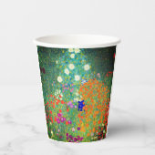 Gustav Klimt Flower Garden Papieren Bekers (Voorkant)