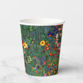 Gustav Klimt Flower Garden Papieren Bekers (Achterkant)