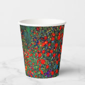 Gustav Klimt Flower Garden Papieren Bekers (Voorkant)