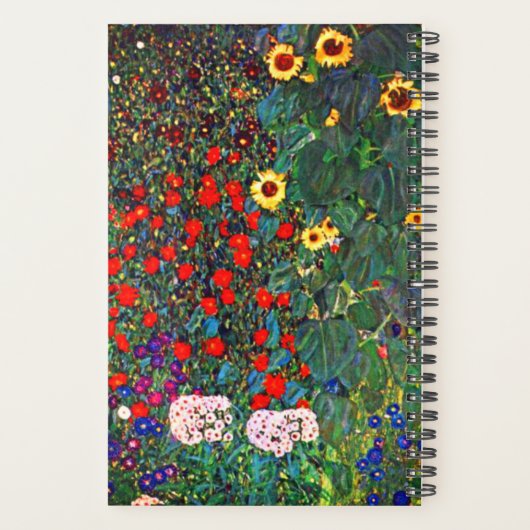 Gustav Klimt Flower Garden Planner (Achterkant)
