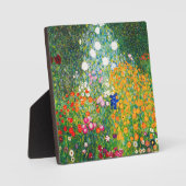 Gustav Klimt Flower Garden Plaque Fotoplaat (Voorkant)