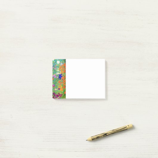 Gustav Klimt Flower Garden Post-it® Notes (Op bureau)