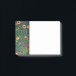 Gustav Klimt Flower Garden Post-it® Notes<br><div class="desc">Post-it Notes met Boerderij van het olieverfschilderij van Gustav Klimt met zonnebloemen (1907). Een prachtige tuin van zonnebloemen en voortreffelijke blauwe,  rode,  paarse,  roze en witte bloemen. Een groot geschenk voor fans van Art Nouveau en Oostenrijkse kunst.</div>