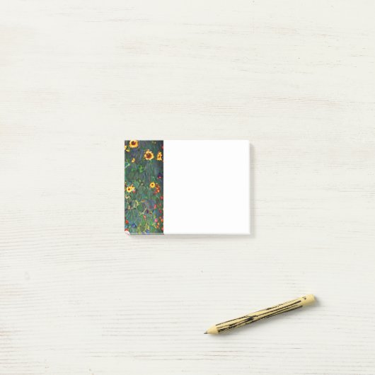 Gustav Klimt Flower Garden Post-it® Notes (Op bureau)
