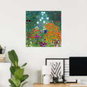 Gustav Klimt Flower Garden Poster (Thuiskantoor)