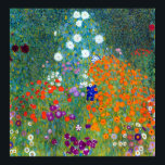 Gustav Klimt Flower Garden Poster<br><div class="desc">Een tuin voor huisbloemen,  zoals geschilderd door Gustav Klimt.</div>