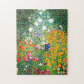 Gustav Klimt Flower Garden Puzzle Legpuzzel (Verticaal)