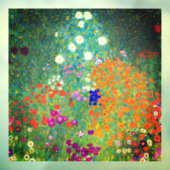 Gustav Klimt Flower Garden Raamsticker (Vel 3)