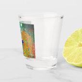 Gustav Klimt Flower Garden Shot Glas (Rechts)