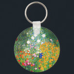 Gustav Klimt Flower Garden Sleutelhanger<br><div class="desc">Gustav Klimt Flower Garden sleutelketen. Olieverf op canvas vanaf 1907. Flower Garden is een van de beroemdste landschapsschilderijen van Klimt. De zomerkleuren barstten in dit werk uit met een prachtige mix van oranje, rode, paarse, blauwe, roze en witte bloesems. Een groot geschenk voor fans van Gustav Klimt, een nieuwe kunstgenoot,...</div>