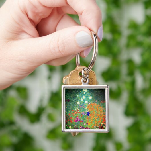 Gustav Klimt Flower Garden Sleutelhanger (Hand)