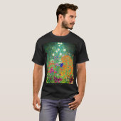 Gustav Klimt Flower Garden T-shirt (Voorkant volledig)