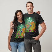 Gustav Klimt Flower Garden T-shirt (Unisex)