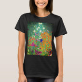 Gustav Klimt Flower Garden T-shirt (Voorkant)