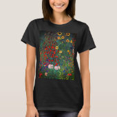 Gustav Klimt Flower Garden T-shirt (Voorkant)