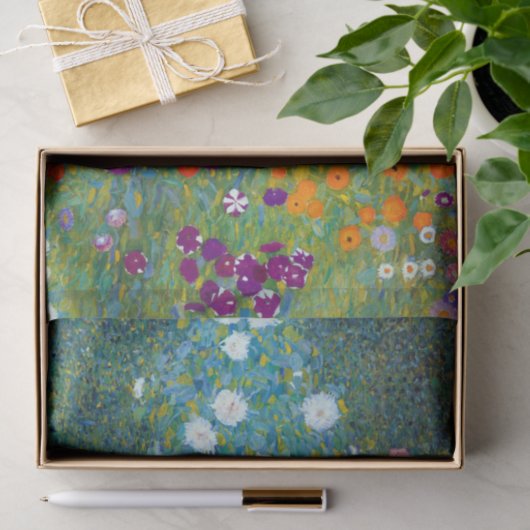 Gustav Klimt Flower Garden Tissuepapier (Geschenk)
