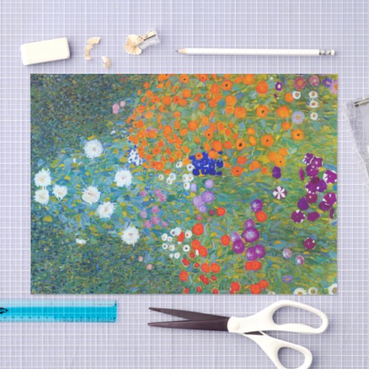 Gustav Klimt Flower Garden Tissuepapier (Craft)