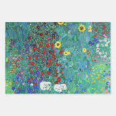 Gustav Klimt, Flowers en Blossom Inpakpapier Vel (Voorkant)