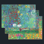 Gustav Klimt, Flowers en Blossom Inpakpapier Vel<br><div class="desc">Gustav Klimt (14 juli 1862 - 6 februari 1918) was een Oostenrijkse symboliek schilder en een van de meest prominente leden van de Wenen Secessiebeweging. Klimt wordt genoteerd voor zijn schilderijen, moorden, schetsen en andere voorwerpen. Naast zijn figuurwerk, dat onder meer bestaat uit aantijgingen en portretten, schilderde hij landschappen. Onder...</div>