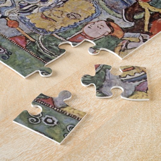 Gustav Klimt Fredericke Maria Beer Puzzle Legpuzzel (Zijkant)