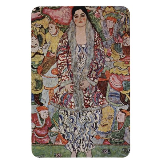 Gustav Klimt Fredericke Maria Biermagneet Magneet (Verticaal)