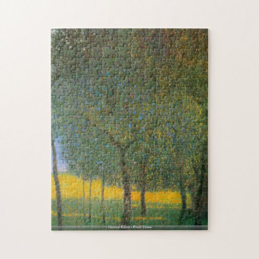 Gustav Klimt - Fruit Trees puzzle Legpuzzel (Verticaal)