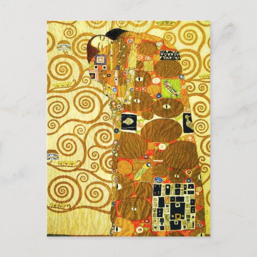 Gustav Klimt Fulfillment Briefkaart (Voorkant)