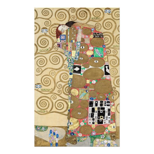 Gustav Klimt Fulfillment Foto Afdruk (Voorkant)
