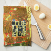 Gustav Klimt Fulfillment Kitchen Towel Theedoek (Quarter Fold)