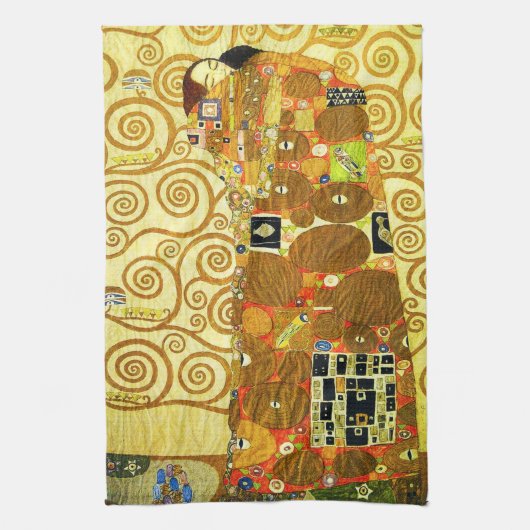 Gustav Klimt Fulfillment Kitchen Towel Theedoek (Verticaal)