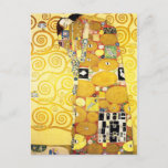 Gustav Klimt Fulfillment Lovers Fine Art Briefkaart<br><div class="desc">Gustav Klimt Fulfillment Lovers Fine Art Briefkaart</div>