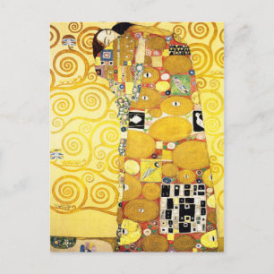 Gustav Klimt Fulfillment Lovers Fine Art Briefkaart