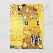 Gustav Klimt Fulfillment Lovers Fine Art Briefkaart (Voorkant)