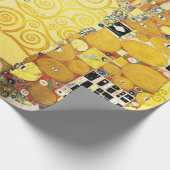 Gustav Klimt Fulfillment Lovers Fine Art Cadeaupapier (Hoek)