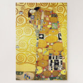 Gustav Klimt Fulfillment Lovers Fine Art Legpuzzel (Verticaal)