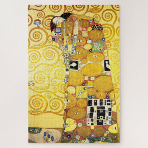 Gustav Klimt Fulfillment Lovers Fine Art Legpuzzel