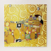 Gustav Klimt Fulfillment Lovers Fine Art Legpuzzel (Horizontaal)